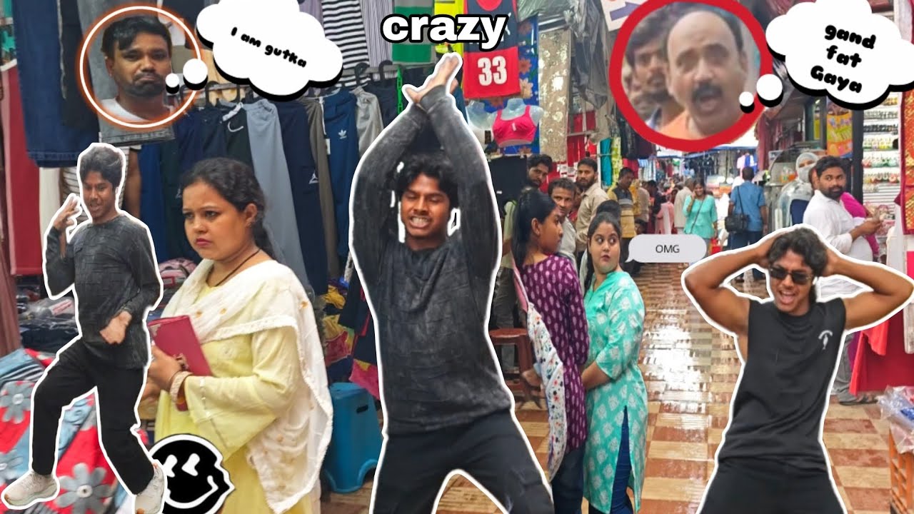 #crazy Dance In Public🤣🔥||dil dharke..🤣 ||Gone Extremely Wrong⚠️🛑3M views 2y ago #comedy...more