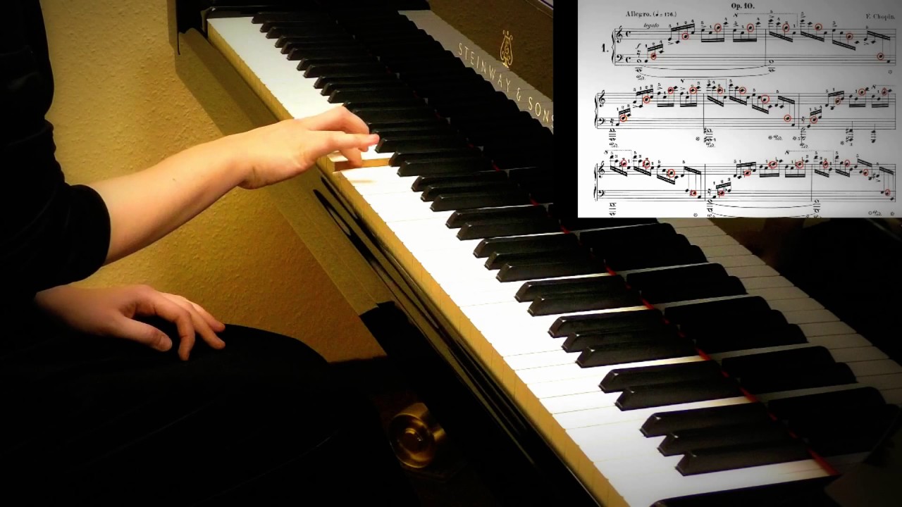 Piano masterclass - Chopin. Etude op 10 no 1 - Advanced piano tutorial