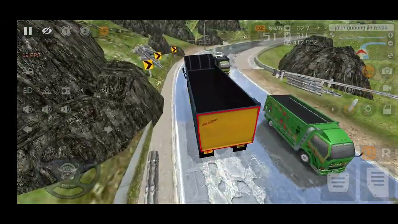 Truck driver simulator indonesia Pradesh #realtruckdriving #truckdriver #bussid 