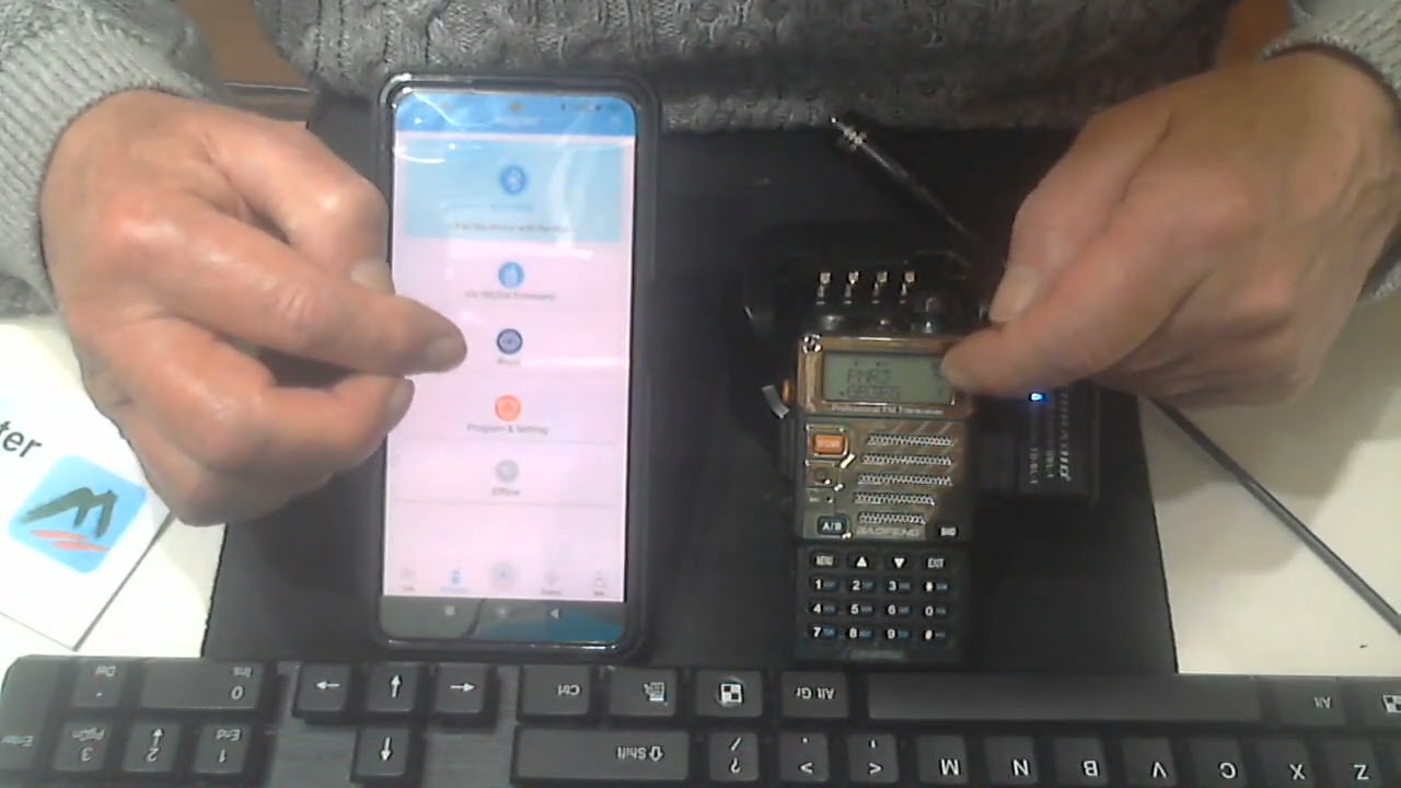 Baofeng UV5R programming via TIDRADIO Bluetooth Dongle