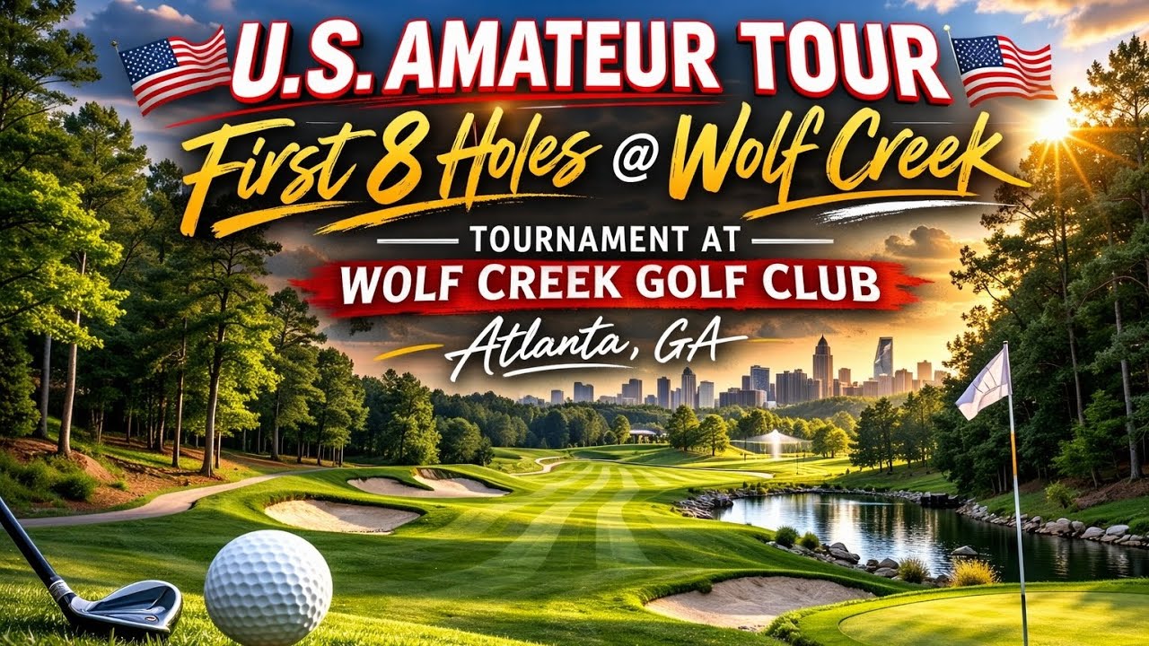 US Amateur Tour Tournament at Wolf Creek | First 8 Holes Tournament Round (Atlanta, GA)