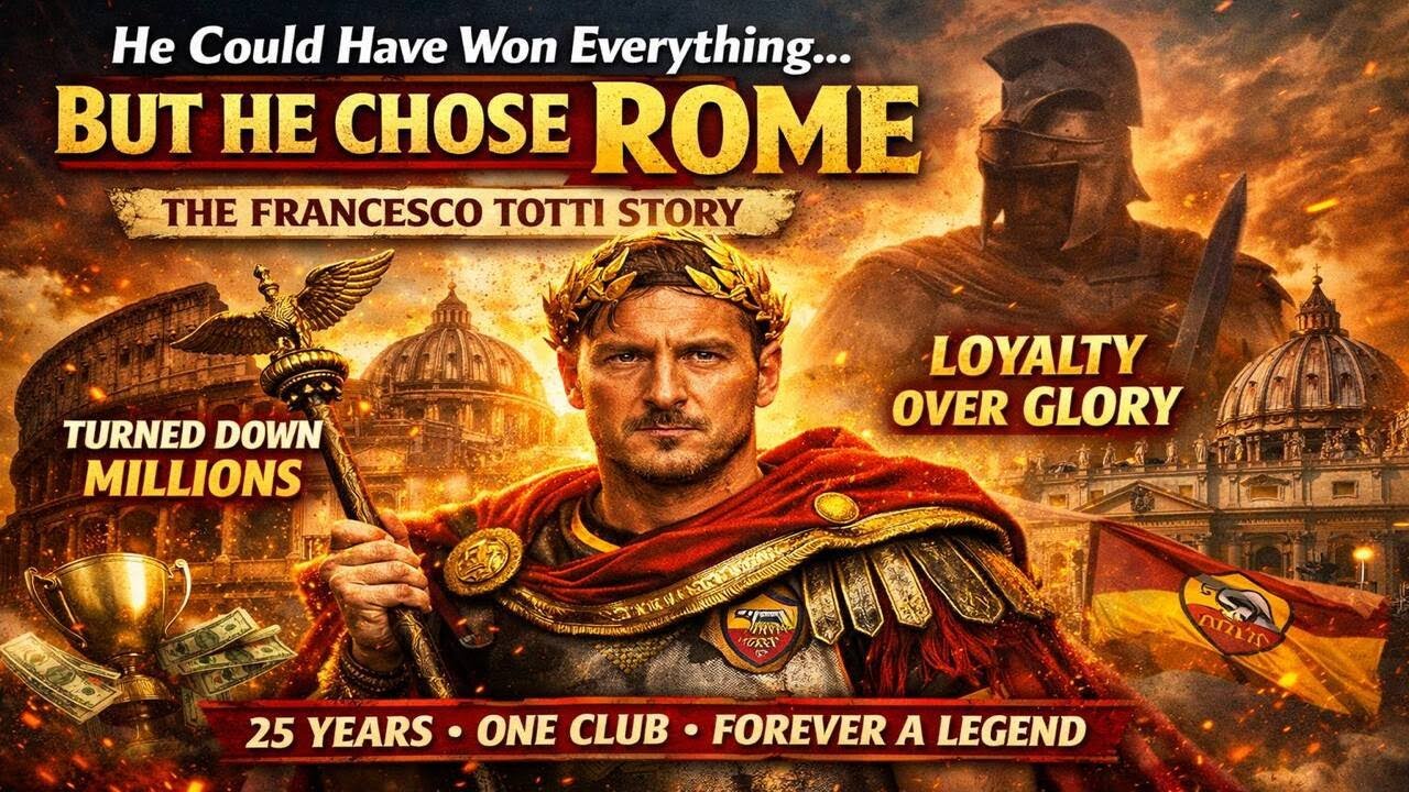 🏆 He Could Have Won Everything… But He Chose Rome | The Francesco Totti Story
