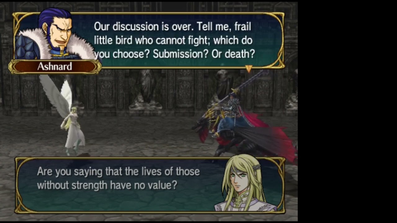 Reyson vs Ashnard + Reyson Death Quote Fire Emblem Path of Radiance