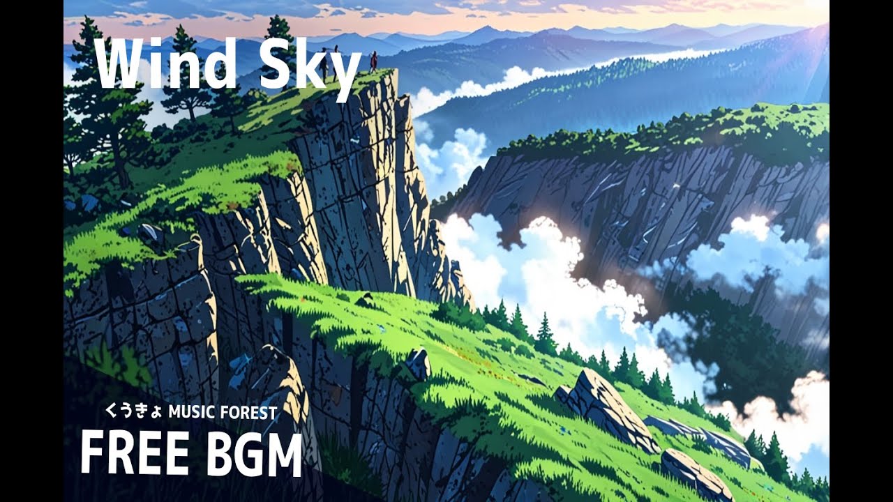 【 フリーBGM : 130 】│風│空│さわやか│軽快│ファンタジーBGM│