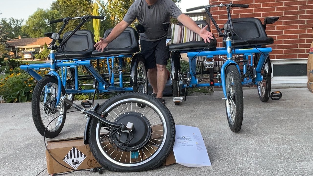 Electric Kit Install on a Worksman Dual Trike