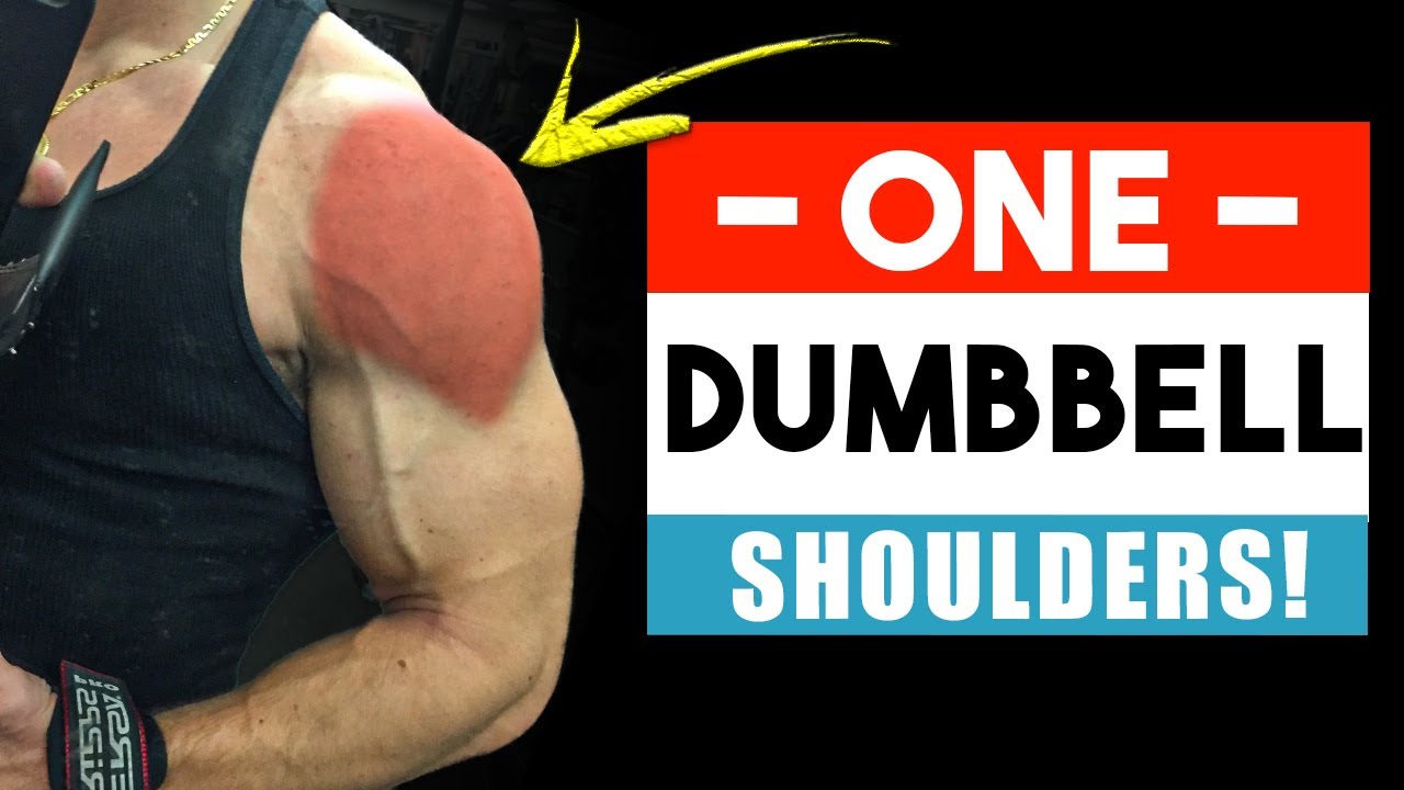 11 Minute Single Dumbbell Shoulder Workout to Build Muscle from Home