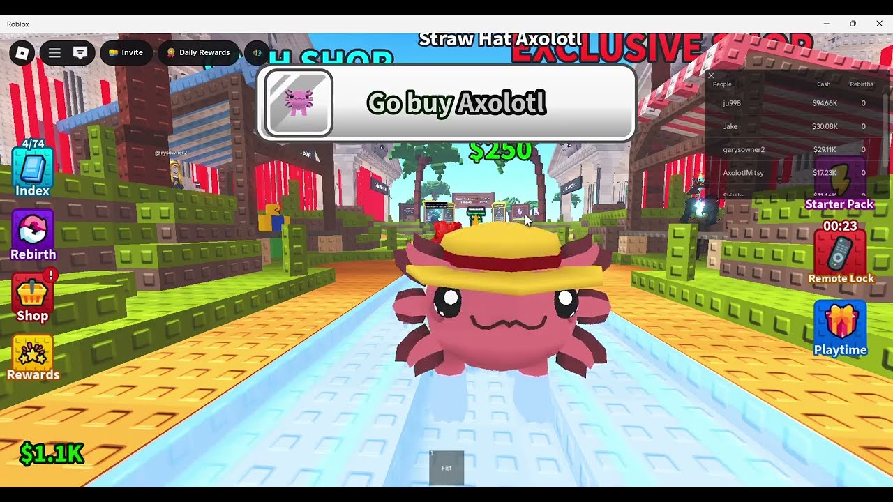 Mission: Steal the Axolotl 🕵️‍♀️ – Roblox Adventure!
