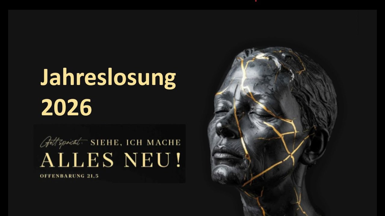 Jahreslosung 2026: Siehe, ich mache alles neu!