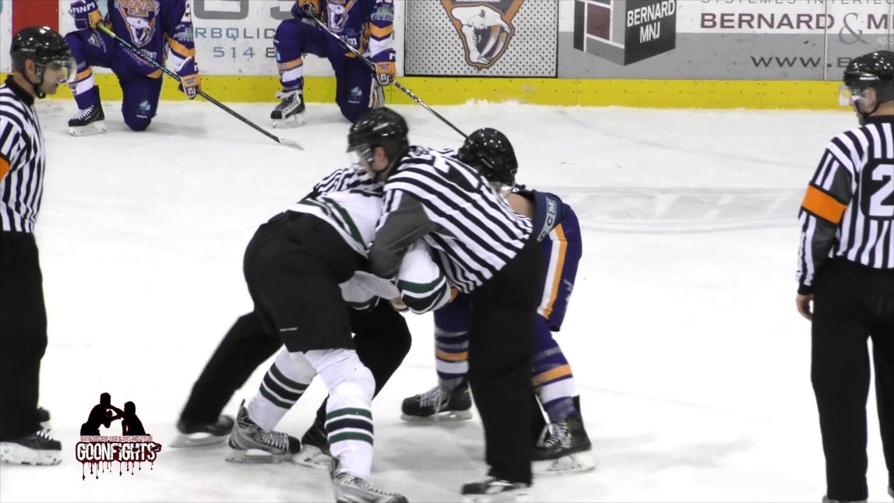 Sebastien Laferrier Vs Sean McMorrow  Feb 20th 2015 Laval Vs Jonquire
