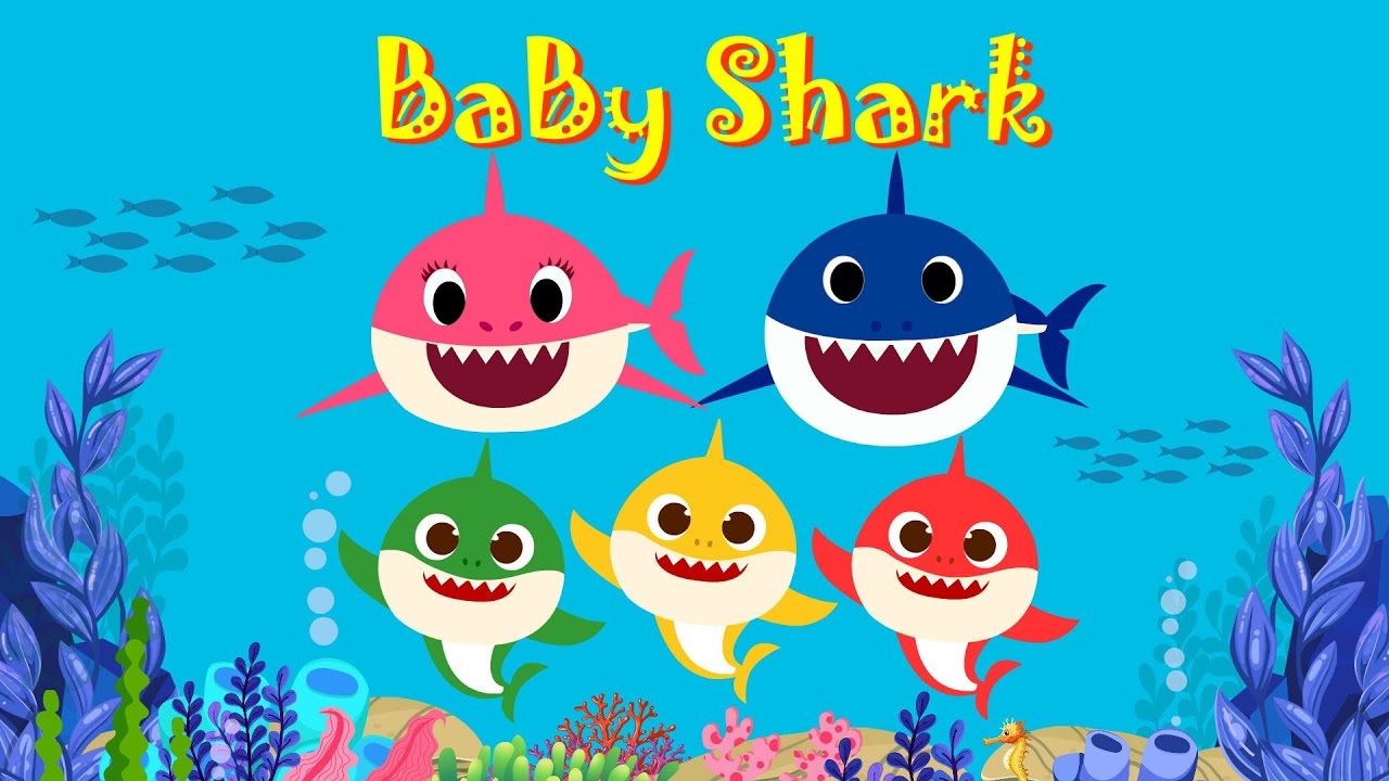 Танец Baby Shark 🦈 | Песенка Baby Shark для детей | Детские песенки и стишки