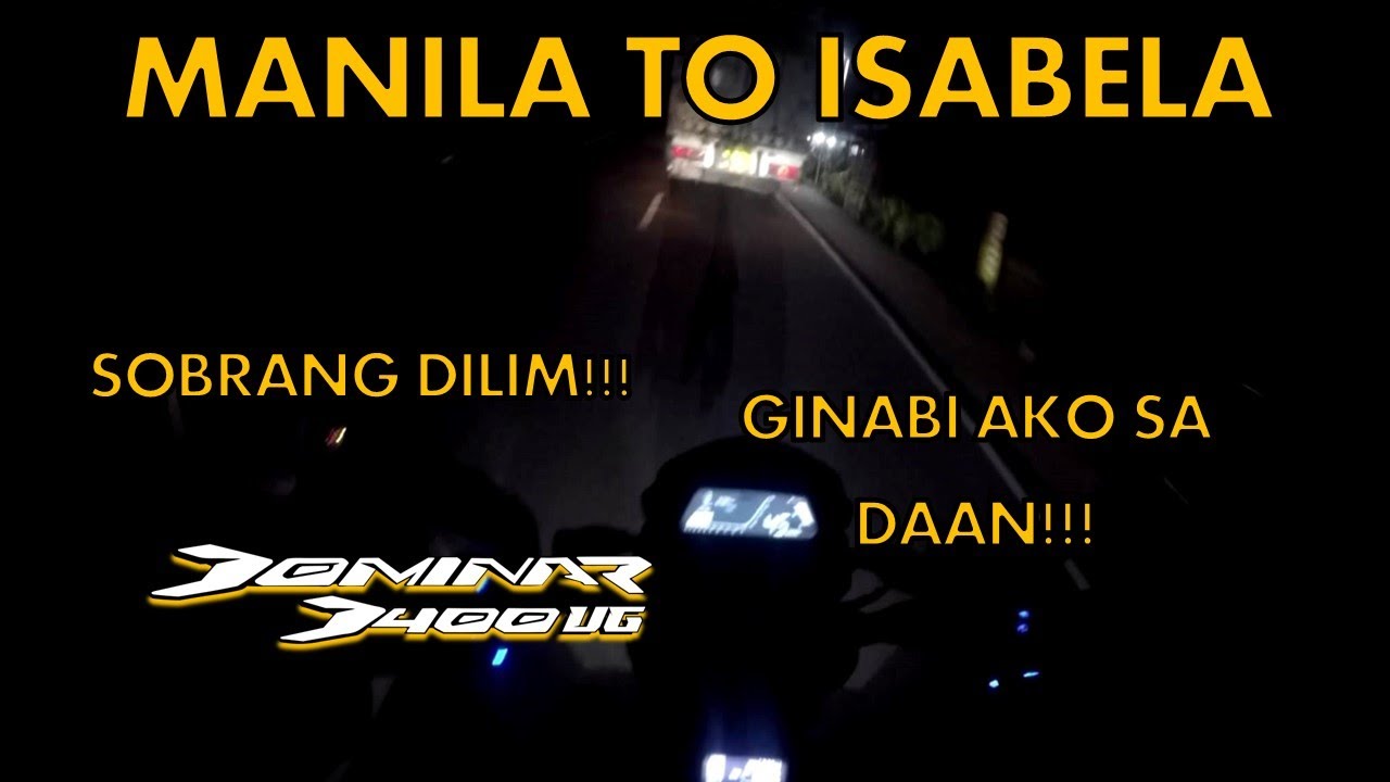 Manila to Isabela Ride my Kawasaki Bajaj Dominar 400 UG 2022 | VLOG 011 PEDROMOTO TV