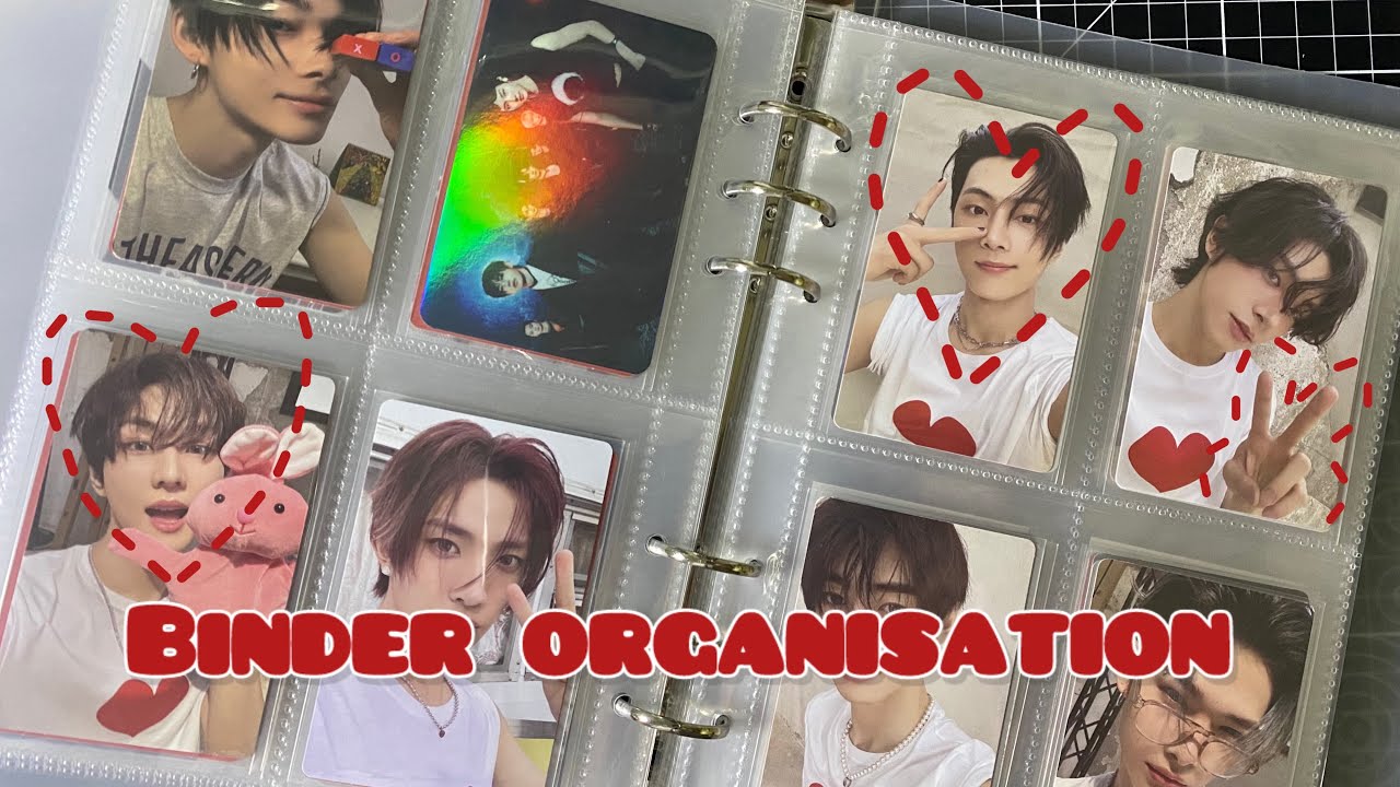 Организация биндера⭐️ Binder organisation #bts #enhypen #tws #boynextdoor #xikers