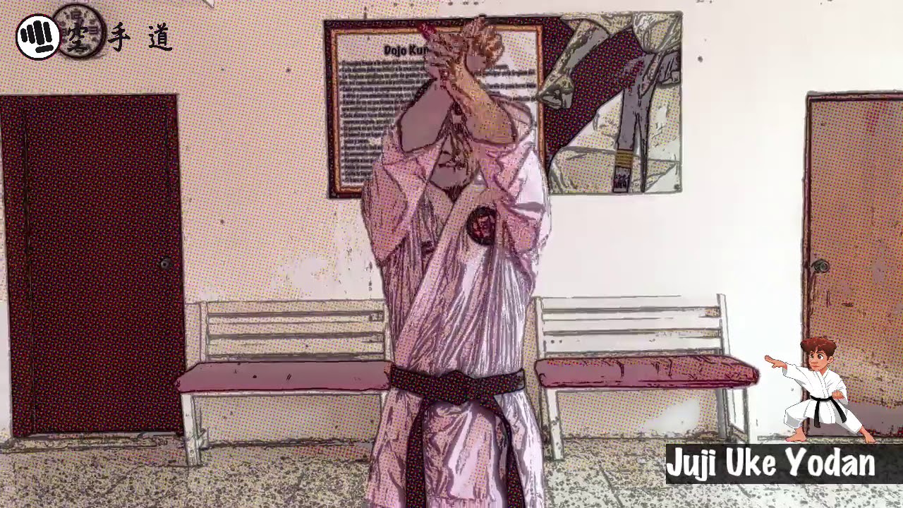 👊 Juji Uke Yodan / T&eacute;cnicas de Karate Do