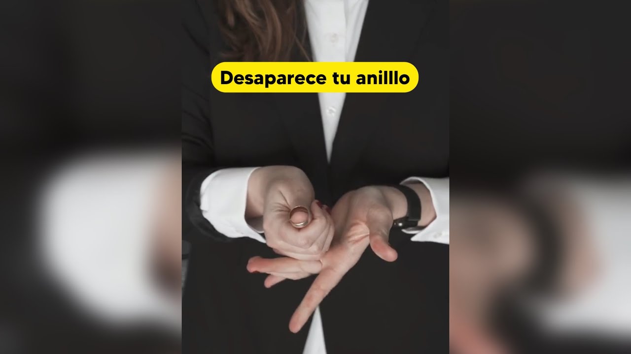¿Cómo hacer el truco del anillo que desaparece? Apréndelo paso a paso! 💍😨