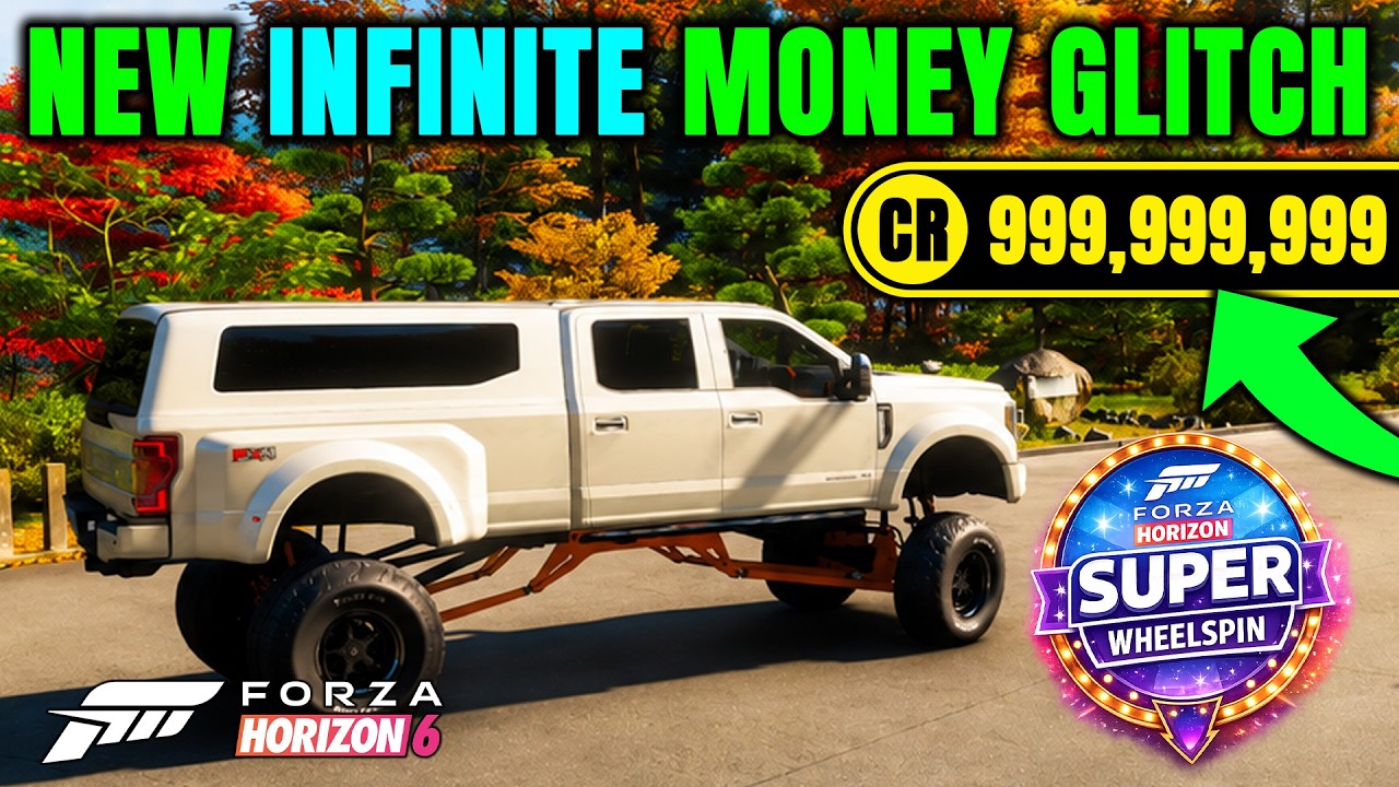 The NEW *INFINITE* WHEELSPIN FARM IN FORZA HORIZON 6 IS TOO EASY!
