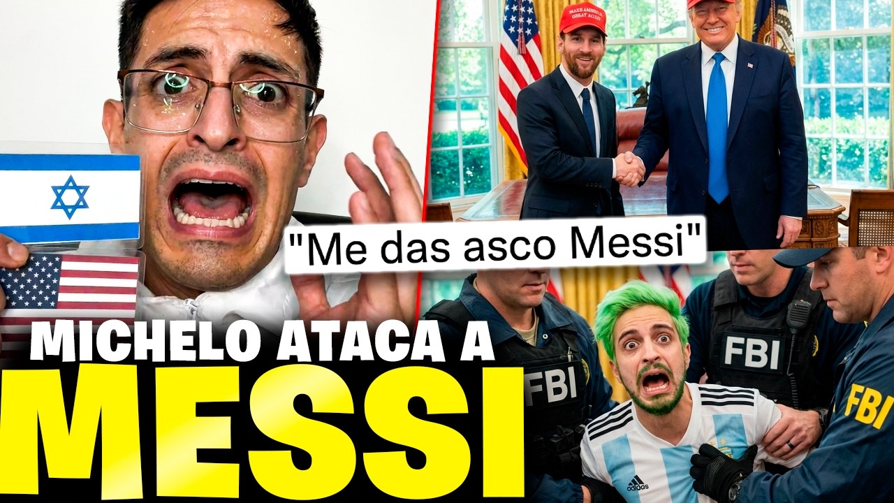Michelo AT4CA a Messi por reunirse con Trump ❌ Defiende a Maduro, Irán y el Mencho