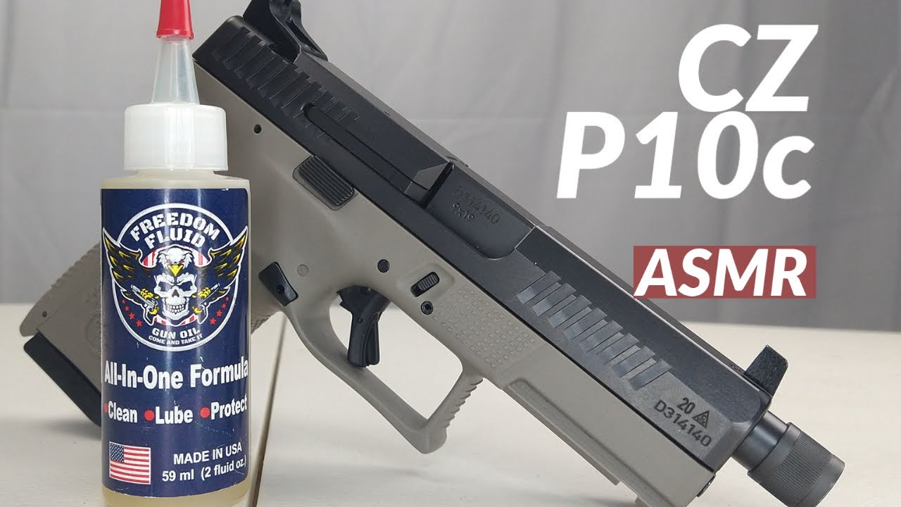 GUN ASMR| CZ P10c DEEP CLEAN (REAL DISASSEMBLY) #ASMR #GUNASMR #FIELDSTRIP