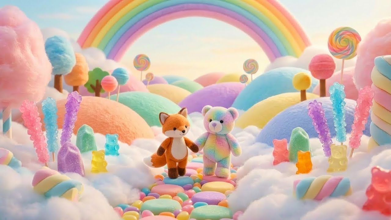 ✨ Soft Candy World Ambience | Calm, Soothing Instrumental Music Background