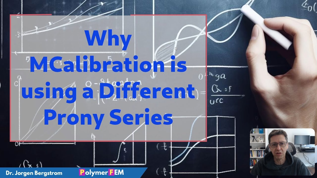 Why MCalibration is using a Different Prony Series
