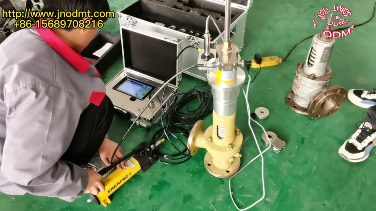 Online Safety Valve Calibration Test Bench How to test a safety relief valve with air or nitrogen？