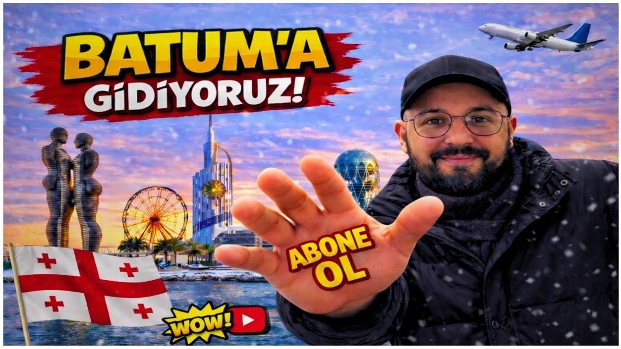 @BATUM Gonio Kalesi - Ters Ev - Piazza Meydanı -Saat Kulesi  - Poseidon Heykeli Ali ve Nino Heykeli