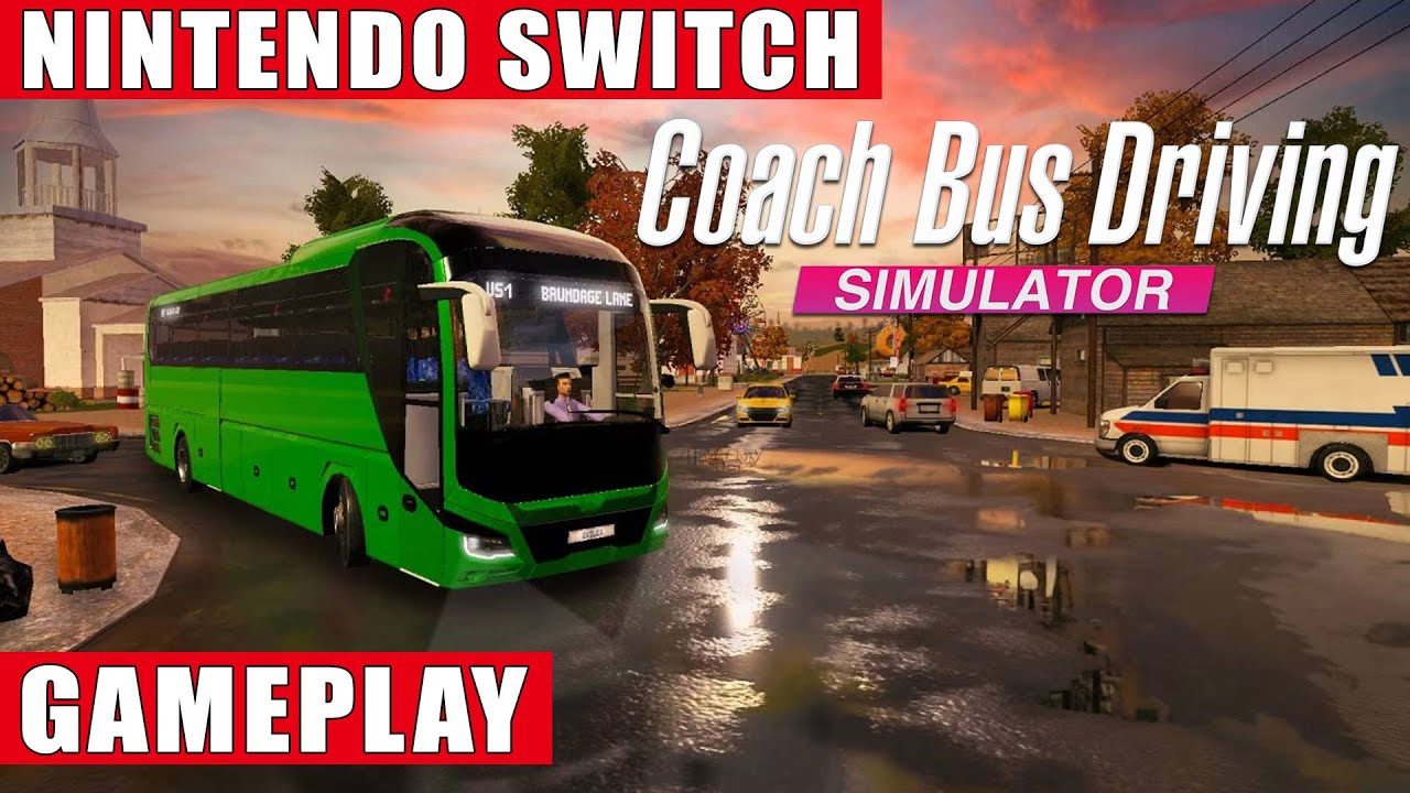 Coach Bus Driving Simulator Nintendo Switch Gameplay