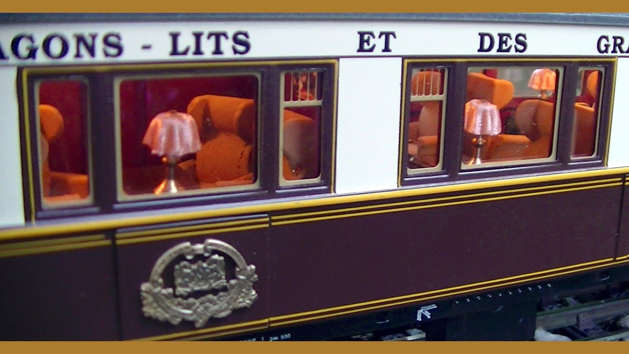 The CIWL Sud Express Pullman train from around 1930 by Marescot and Elettren