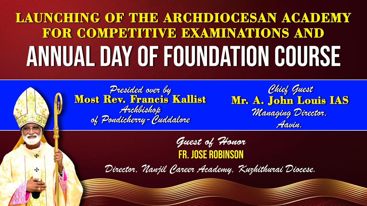 🔴LIVE - 19.02.2026  Annual Day of Foundation Course - 03.30. PM