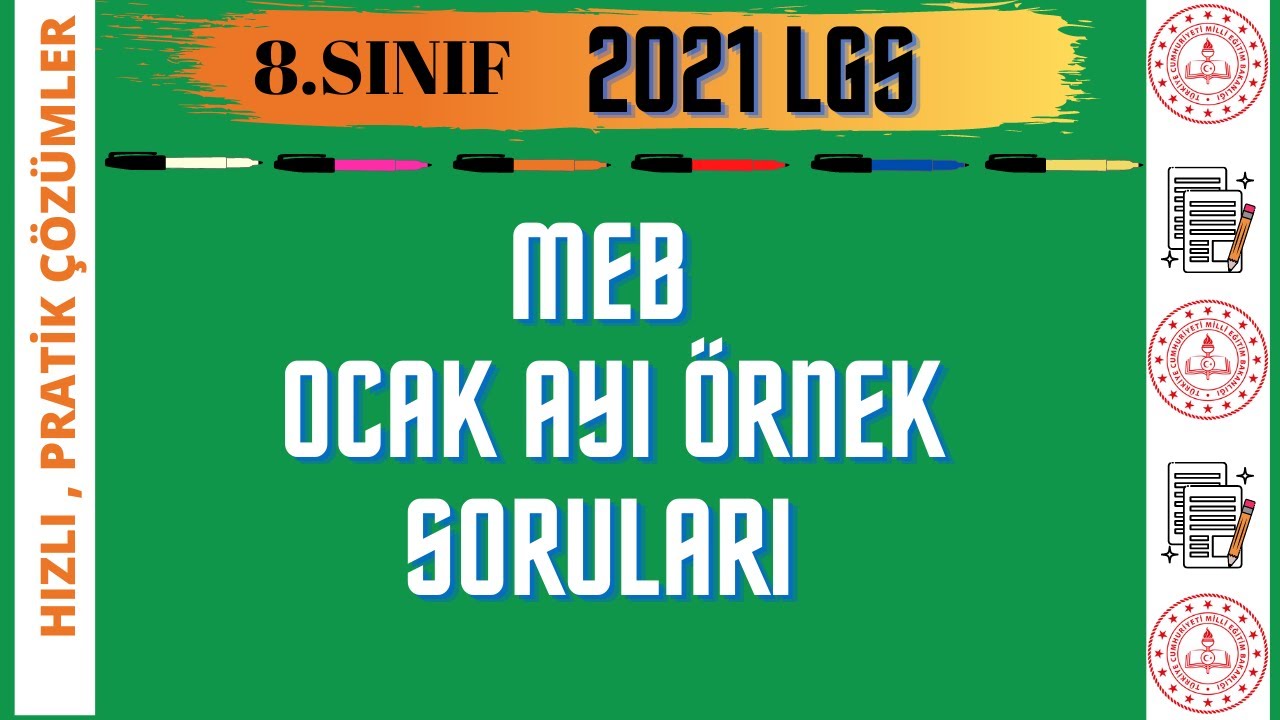 2021 OCAK AYI matematik örnek soruları ve çözümleri (pdf içerir) #ocak #ayı #örnek #sorular