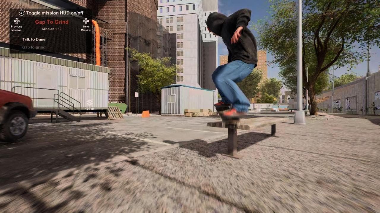 Day 11.1 -- Gap to Grind - Session: Skate Sim