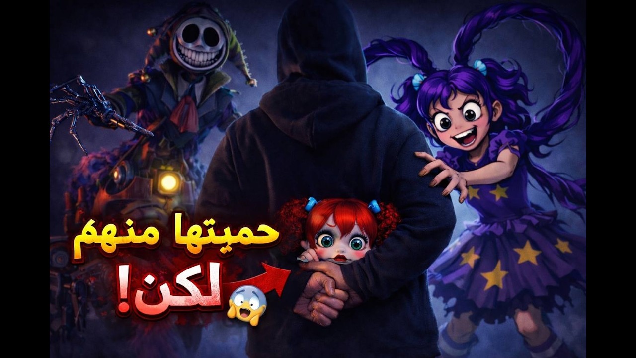 حميتها منهم… لكن النهاية كانت صادمة! 😨 #poppyplaytime