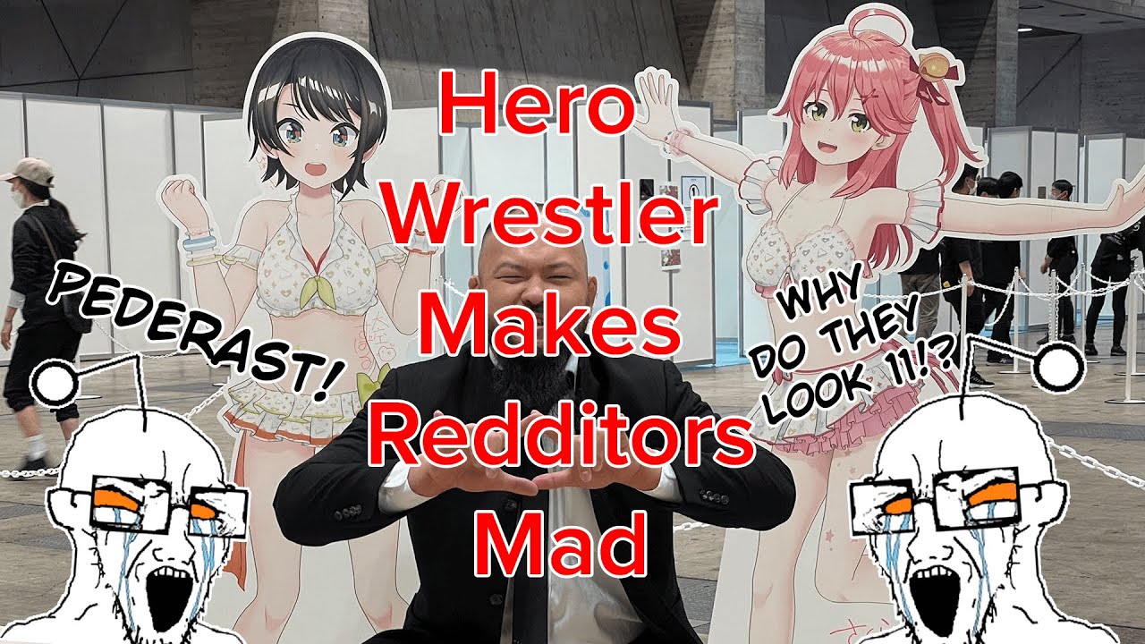 Redditors Upset at Hero Wrestler Hololive Fan【VTUBER CRINGE】