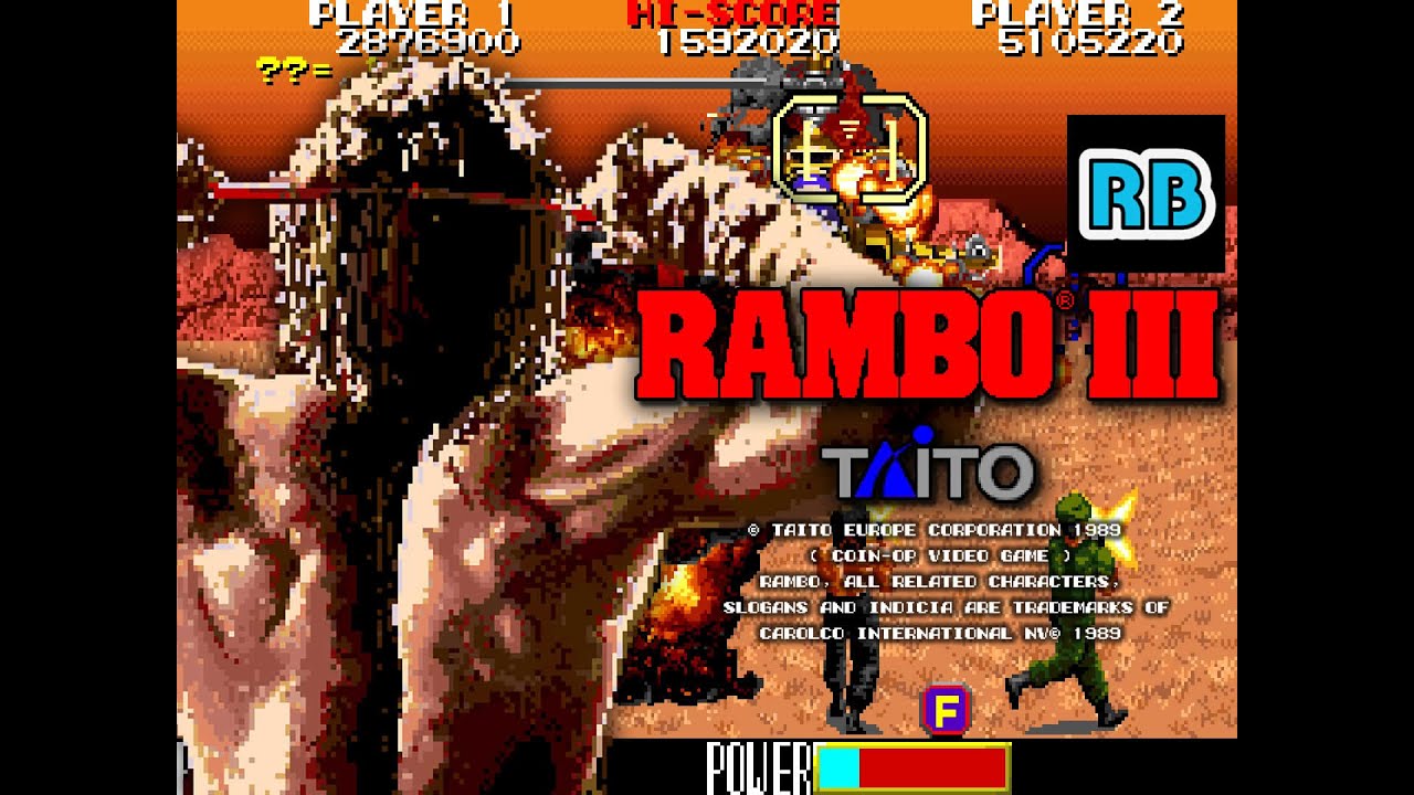 1989 [60fps] Rambo III 2Players ALL