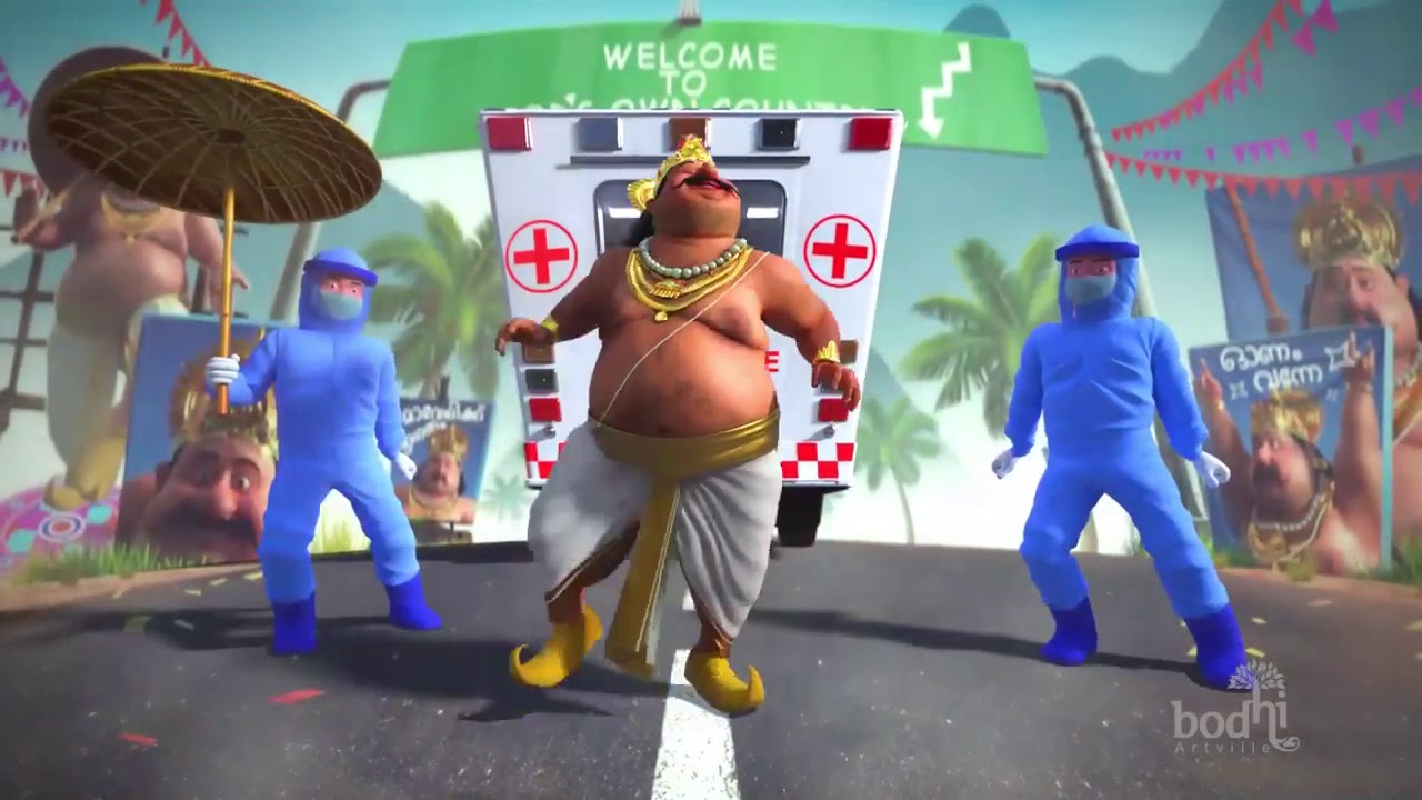 Funny onam animation