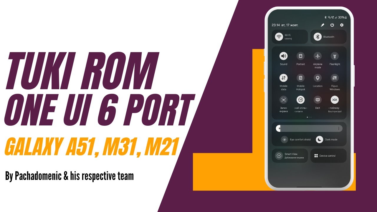 Install One ui 6 Port Rom in Samsung Galaxy A51,M31 & M21 Android 14 || Tuki Rom