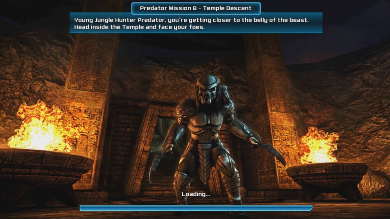 Aliens vs Predator Evolution - Hard Walkthrough - Predator Mission 8: Temple Descent