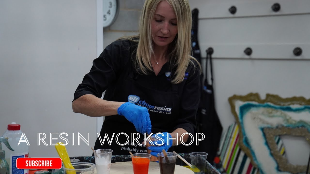 A day at a resin art workshop