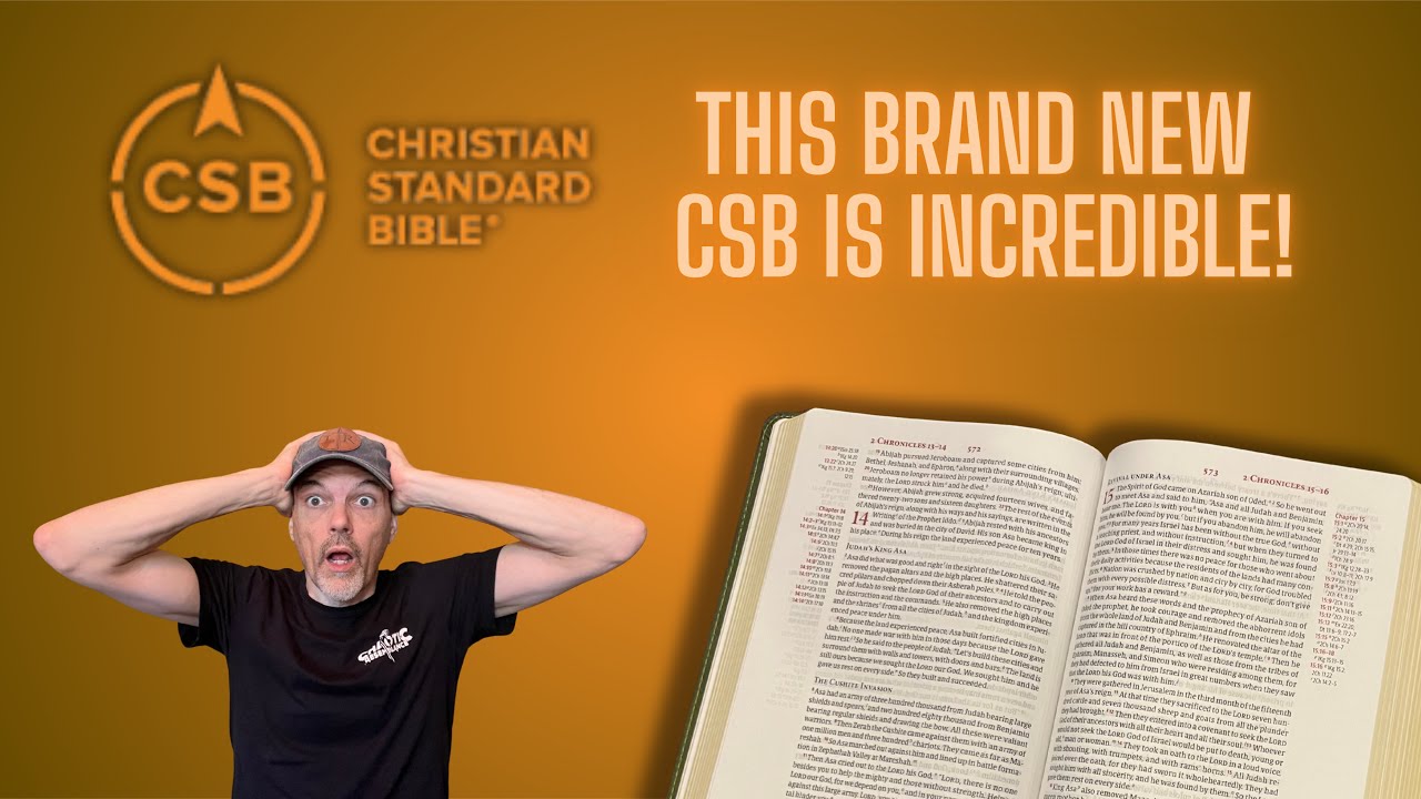 Amazing New CSB Bible!