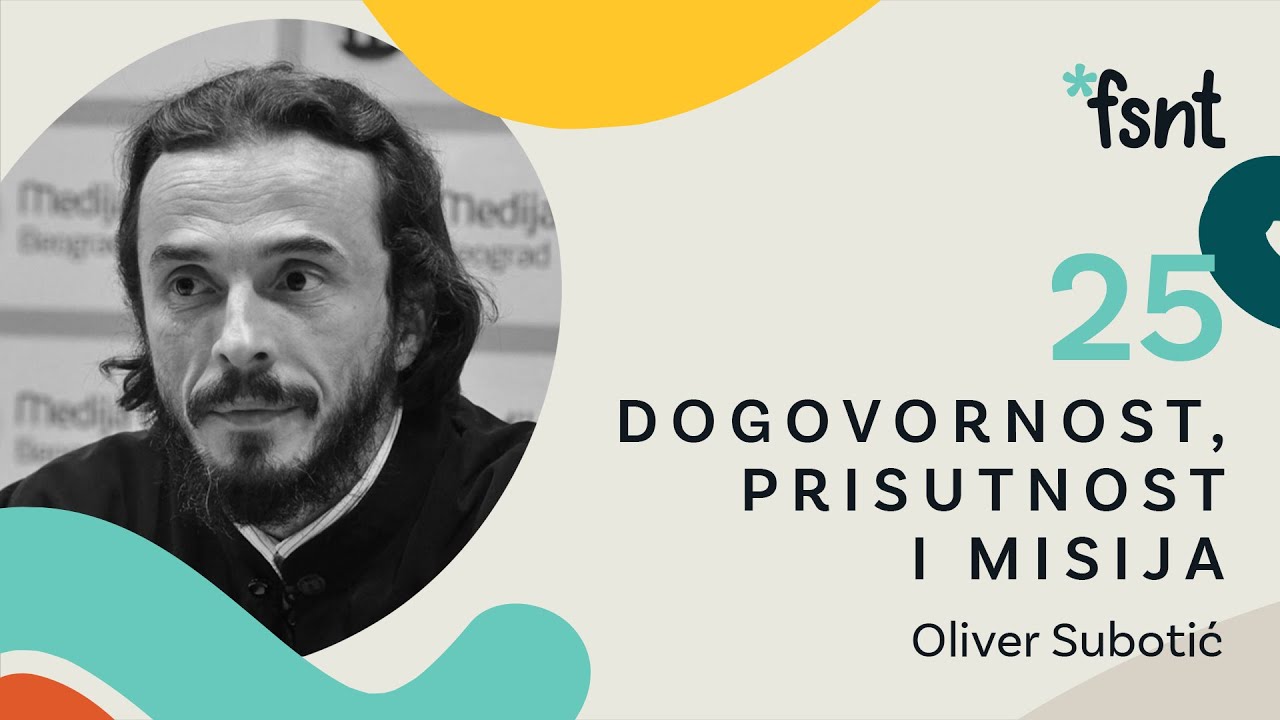 Prezviter Oliver Subotić - sve&scaron;tenik, informatičar, predavač, publicista, otac | Fusnota podkast 25
