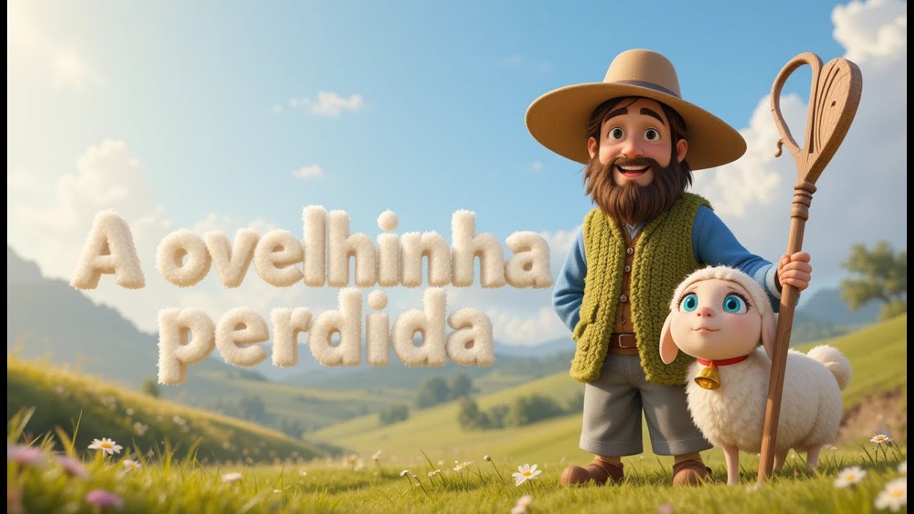 A Ovelhinha Perdida | Hist&oacute;ria B&iacute;blica Infantil | Par&aacute;bola da Ovelha Perdida | Clubinho da B&iacute;blia