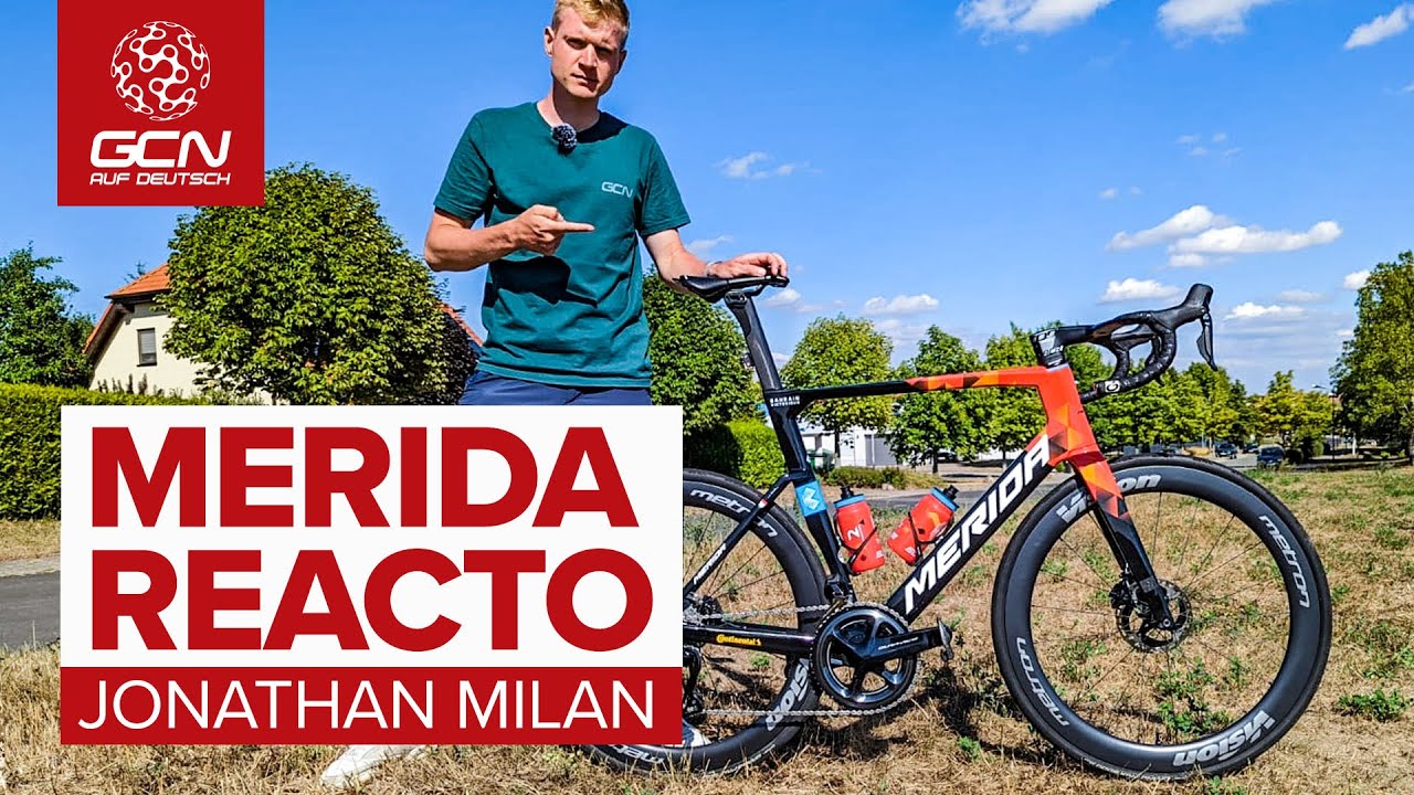 Feinstes Aero-Design made in Germany beim MERIDA REACTO von Jonathan Milan | Team Bahrain Victorious