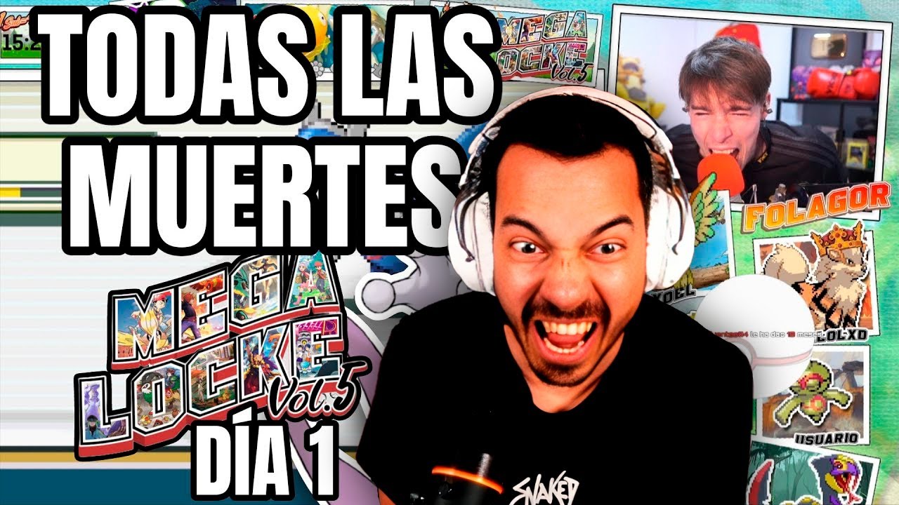 XAMORK REACCIONA a TODAS las MUERTES POKÉMON de FOLAGOR en el  MegaLocke de KANTO ‼️