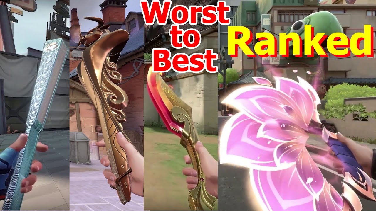 VALORANT All Fan Melee Ranked Worst to Best