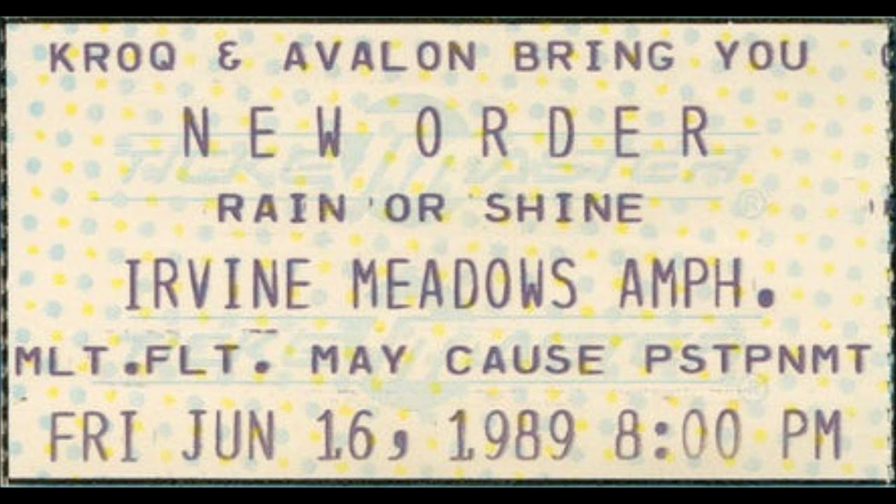 New Order-Mr. Disco (Live 6-16-1989)