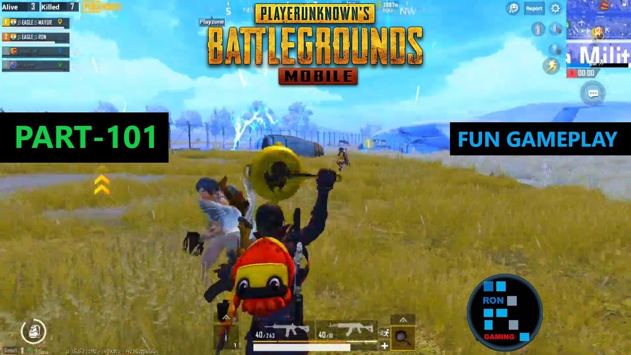 PUBG MOBILE | FUN GAMEPLAY CHICKEN DINNER WITH PAN FIGHT
