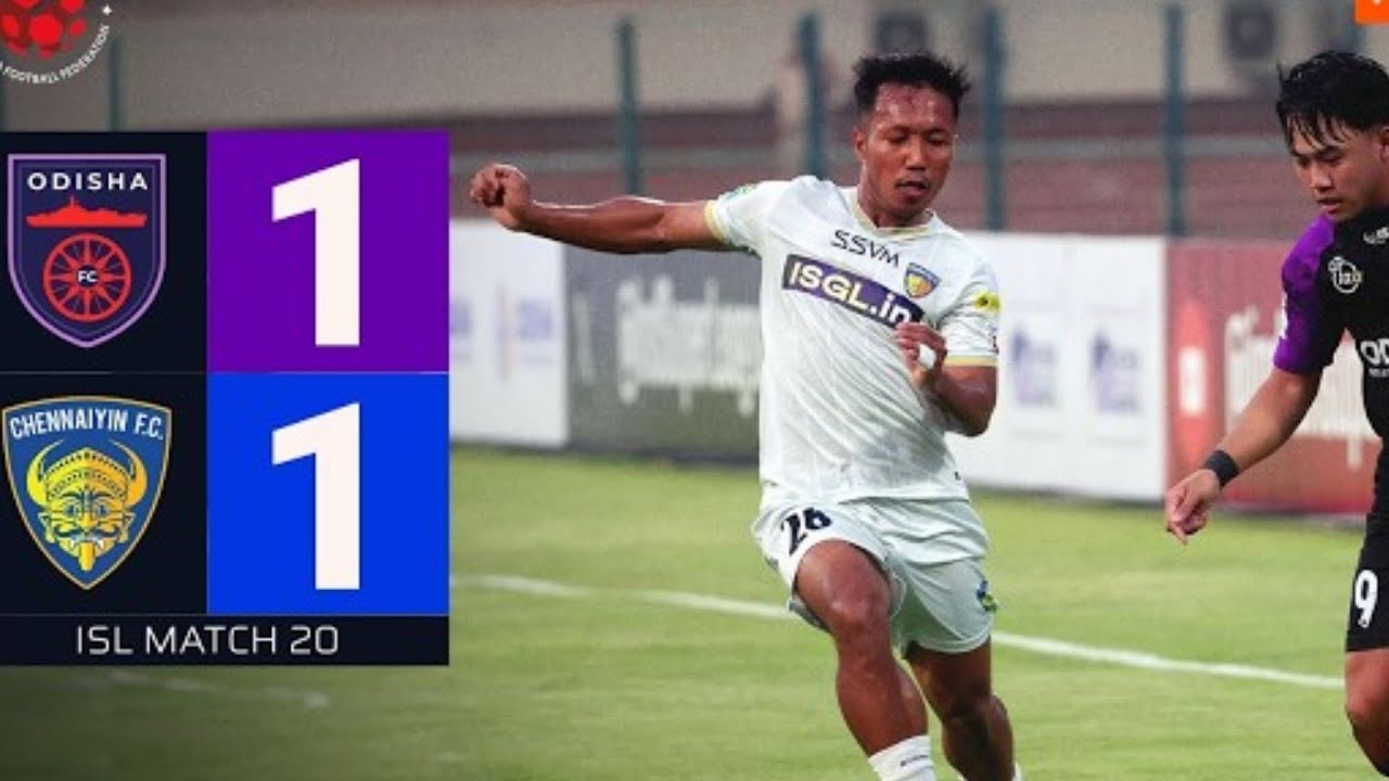 Chennaiyin FC VS Odisha FC 1.1. 2026 ISL Live