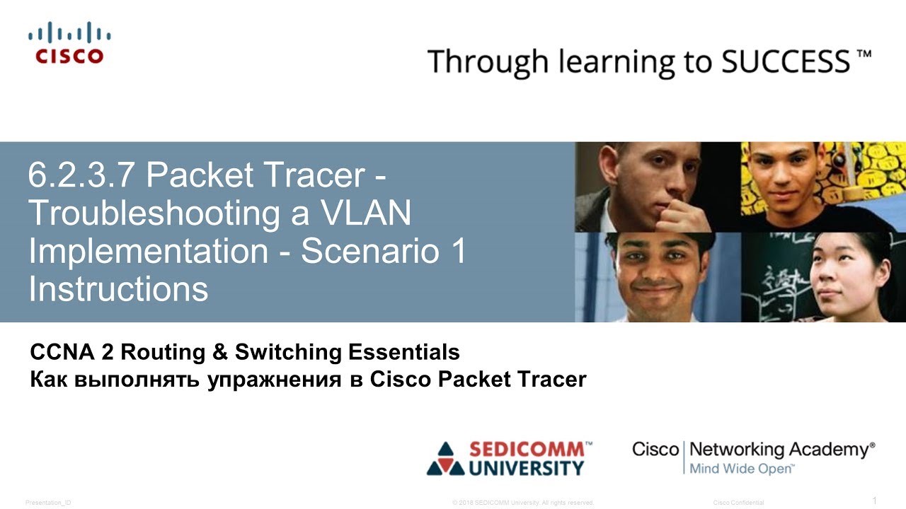 Курс Молодого Бойца Часть 2 2020 CCNA 2 RSE 6.2.3.7 Packet Tracer - Поиск и устранение. Сценарий 1