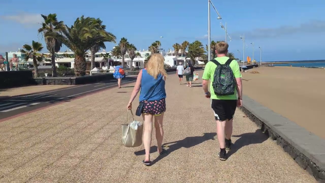 🇪🇸 🚶 Walking Tour from Los Jameos Puerto del Carmen to Matagorda, Lanzarote