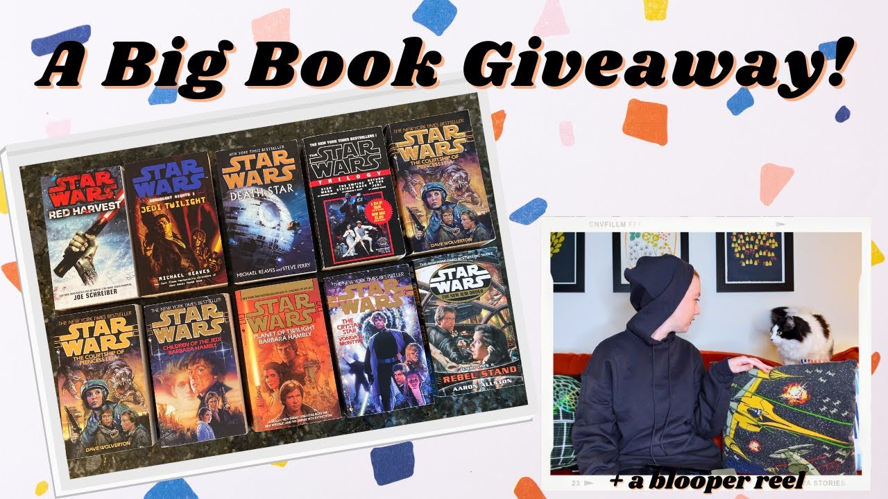 A Big Book Giveaway! (+ a blooper reel)