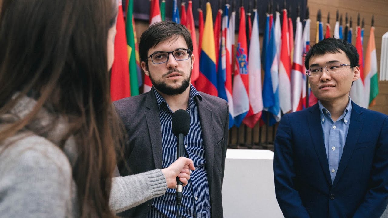 Interview with Vachier-Lagrave and Yu | FIDE World Cup 2019 | Final. Game 1 |